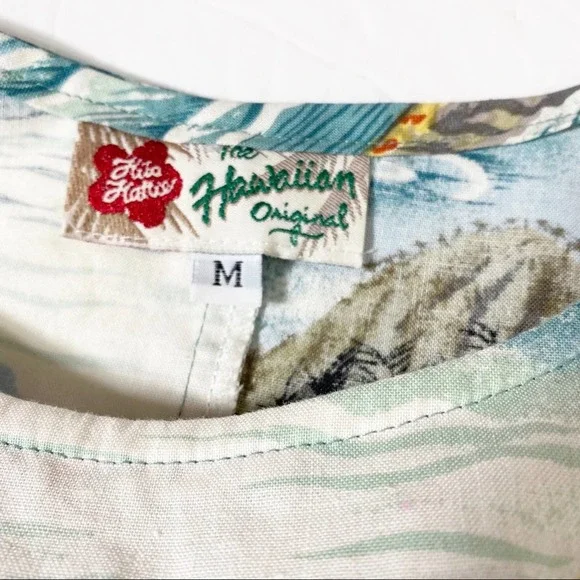 The Hawaiian Original sleeveless tropical dress M - Picture 10 of 11